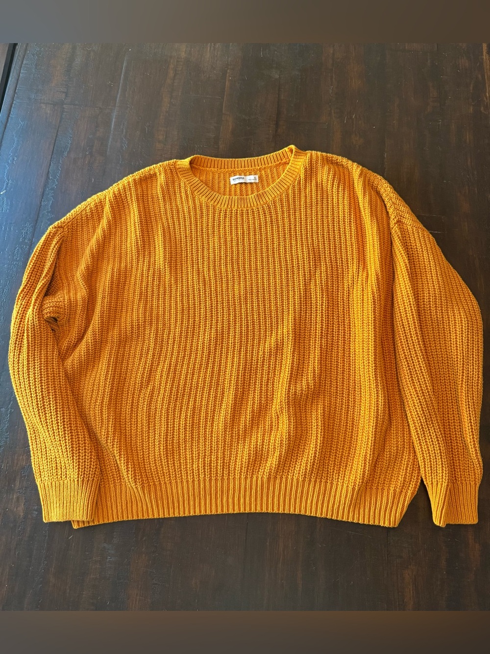 💛 Like New! Mustard Colored Heavy Sweater! Women’s Size XL